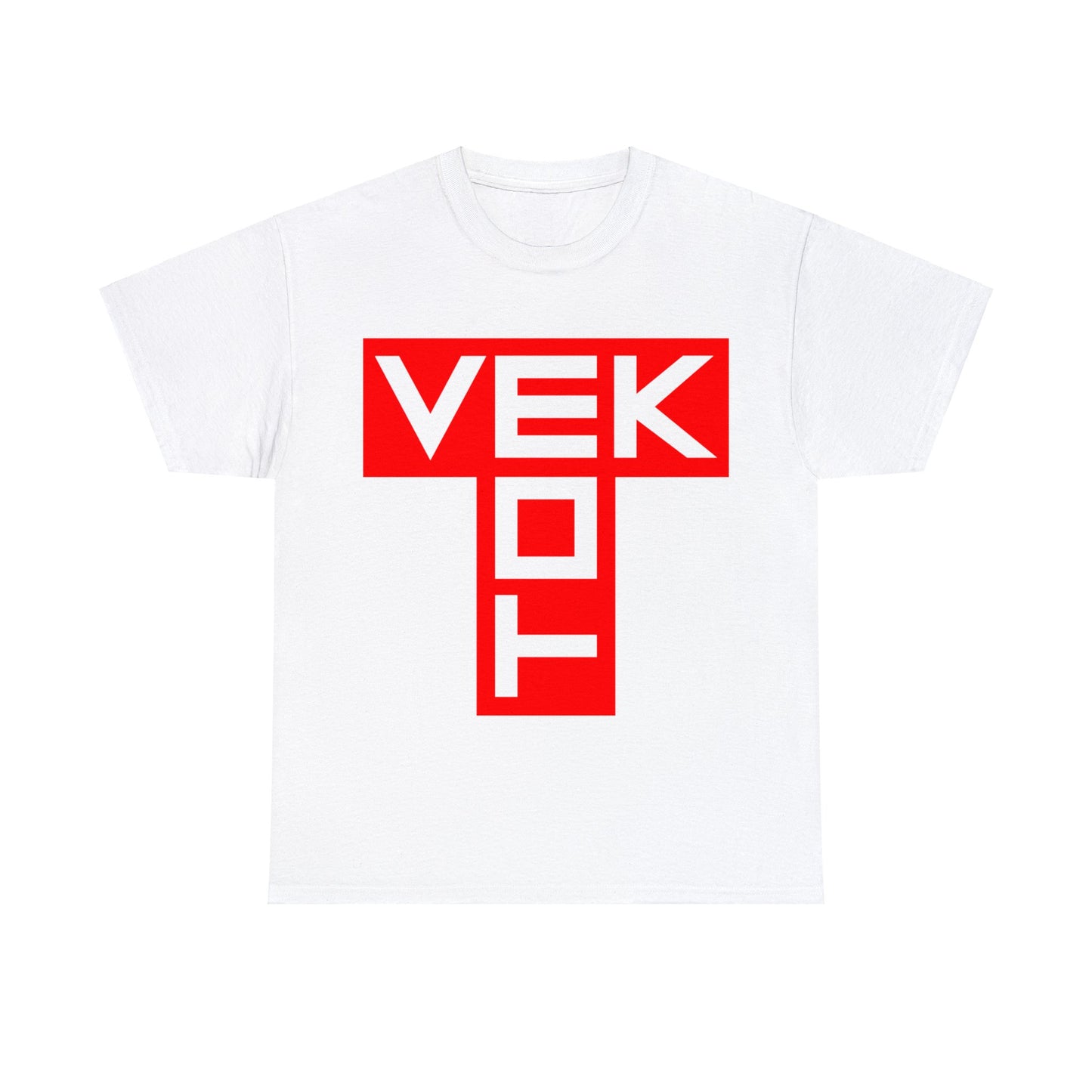 Tom Vek Big T logo UK white T-shirt