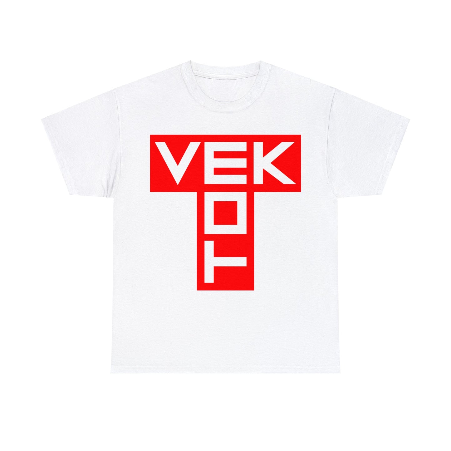 Tom Vek Big T logo EU white T-shirt